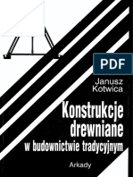 Kotwica J. - Konstrukcje Drewniane W Budownictwie Tradycyjnym PDF
