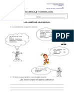 Guía de Lenguaje Y Comunicación.: ¿Qué Función Cumplen Los Adjetivos Calificativos?