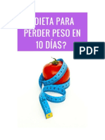 Consejos para Bajar de Peso en 10 Dias