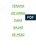 Terapia de Orina Para Bajar de Peso