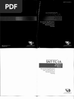 ASNT TC 1a Ed 2011 Personnel Qualification and Certification in Nondestructive Testing