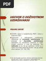 Ugovor o Doživotnom Uzdržavanju