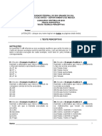 CV 2010 Teste - Teorico Perceptivo PDF