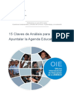 15 claves para la Agenda Educativa 2030