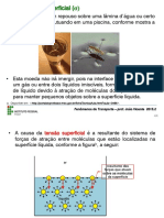 2.12. Tensão Superficial (S) : Fenômenos de Transporte - Prof. João Vicente 2015.2