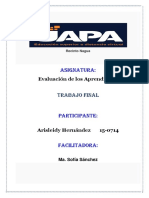 Trabajo Final Evaluacion de Los Aprendizajes