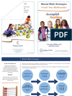 Grade 1 Mental Math Strategies 2016