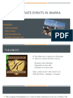 Corporate Events in Ibarra 