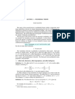 Lecture 2 - Polyhedral Theory: Frank Vallentin