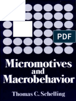 Schelling, T., Micromotives and Macrobehavior 1978 PDF