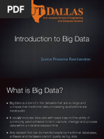 Introduction To Big Data: Soorya Prasanna Ravichandran