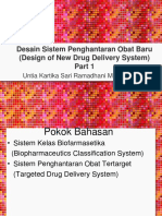 PERTEMUAN III Desain Sistem Penghantaran Obat Baru