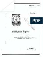 THE SINO-SOVIET DISPUTE ' WITHIN THE COMMUNIST MOVEMENT IN LATIN AMERICA (Reference CIA ESAU XXVIII)