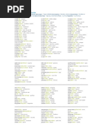 Vocabulario, Organizado Por Categorías | PDF