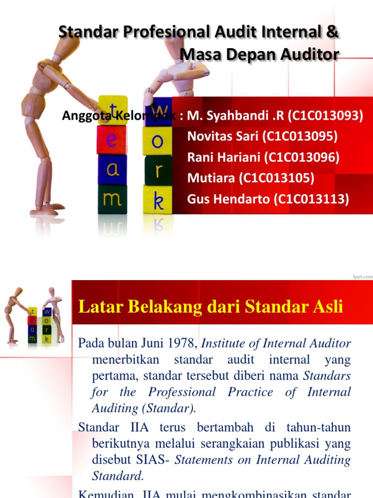 Standar Profesional Audit Internal Dan Masa Depan Auditor Pdf