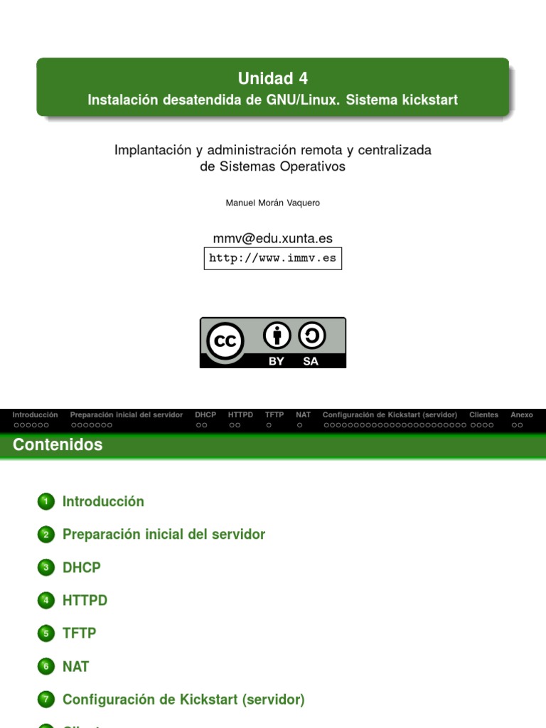 4 Kickstart PDF | PDF | Servidor web | Internet y web