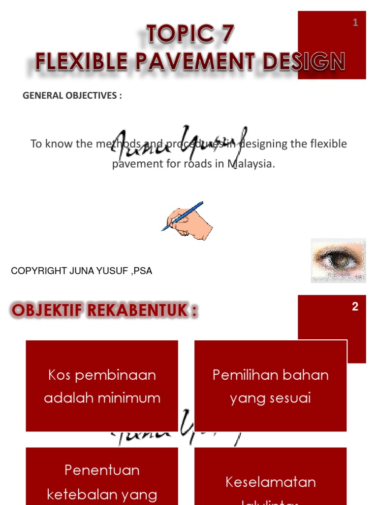 Topic 7 Flexible Pavement Design | PDF | Road Surface | Tire