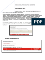 Preferencias Arancelarias en El Pais de Destino