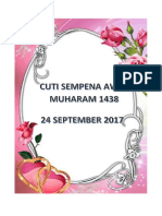 Cuti Awal Muharam 240917