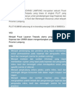 PLUT KUMKM PROVINSI LAMPUNG Merupakan Sebuah Pusat Layanan Usaha Terpadu Yang Biasa Di Singkat PLUT Yang Melaksanakan Tugasnya Untuk Pendampingan Bagi Koperasi Dan Pelaku Usaha Mikro Kecil Dan Menengah Khusunya Untuk Wilaya