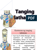 Tanging Lathalain