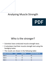 Analysing Muscle Strength