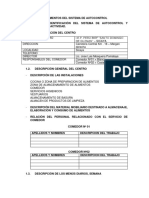 Documentos Del Sistema de Autocontrol Comedor