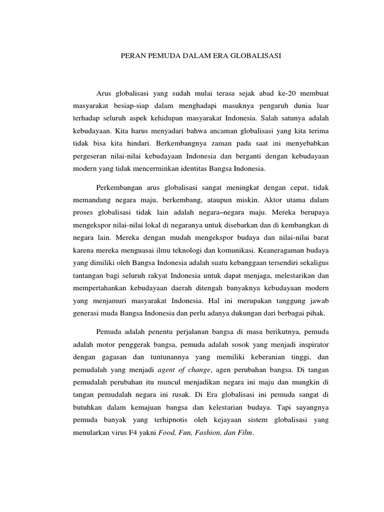 Pentingnya Peran Pemuda dalam Menjaga Adat dan Budaya