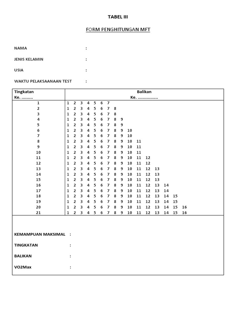 Form Penghitungan Mft Pdf