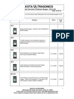 Akota Ltrasonics: Dual Element Corrosion Thickness Gauges - Price List