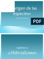 Darwin Origen de Las Especies - Capítulo IX