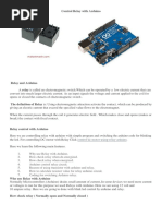 Control Relay With Arduino