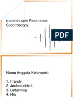 Instrumentasi Kel 7 ESR Spectroscopy