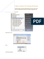 Rogram Penilaian e Rapor Kurikulum 2013 Dengan MS Access 2007