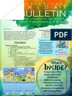 MS Parent Bulletin (Week of October 9 to 13)