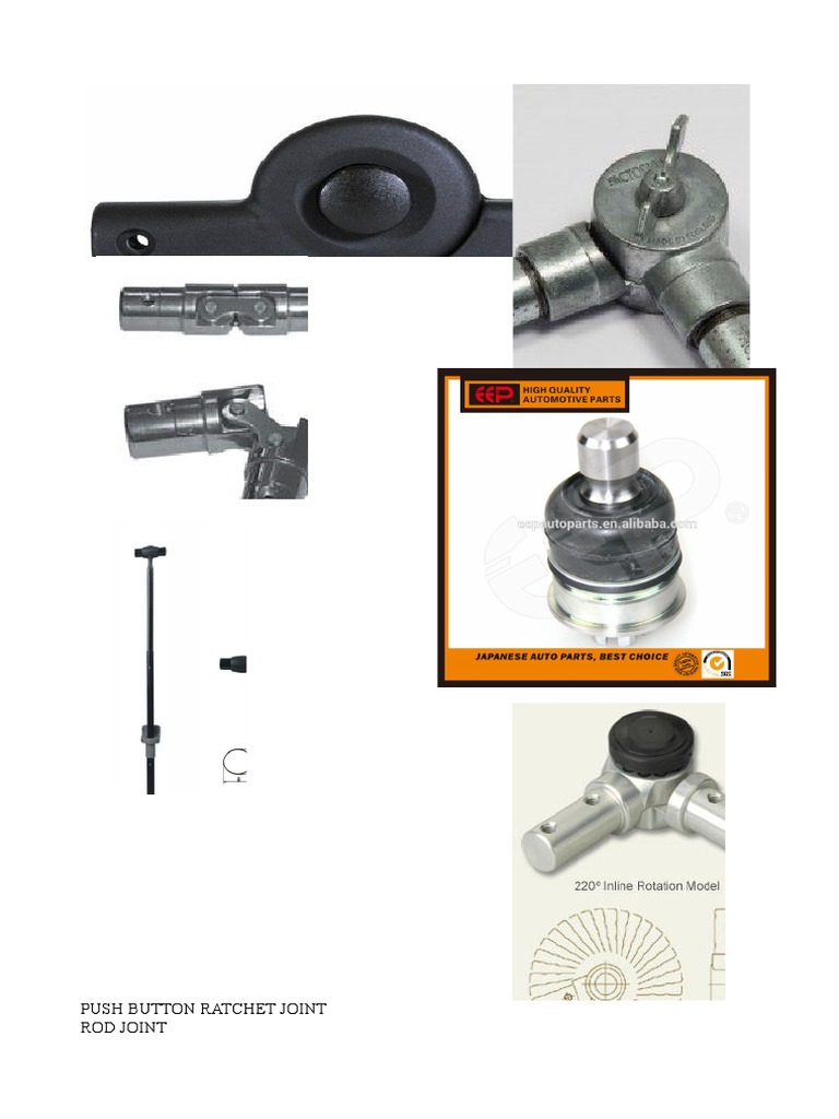 Push Button Ratchet Joint Rod Joint PDF