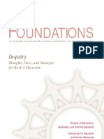 Foundations: A Monograph For Professionals in Science, Mathematics, and Technology Education