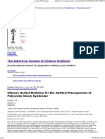 Chinese Herbal Medicine for the Optimal Management of Polycystic Ovary Syndrome - The American Journal of Chinese Medicine , Vol 45, No 03 - World Scientific