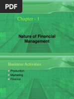 Chapter - 1: Nature of Financial Management