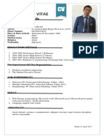 Curriculum Vitae Personal Details