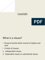 Clauses - Bahasa Inggris 1