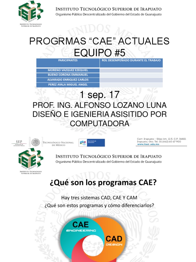 Programas CAE Actuales y Futuro | PDF | Método de elementos finitos ...