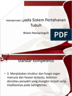 Sistem Pertahanan Tubuh Kelainan Pada Sistem Pertahanan Tubuh