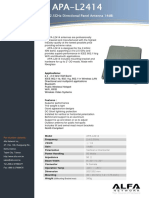 14dBi 2.4-2.5GHz Directional Panel Antenna