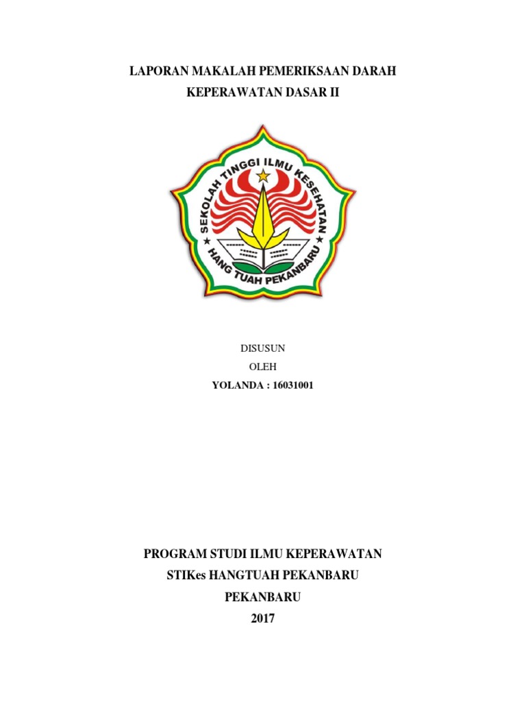 Contoh Makalah Tinggal Diisi