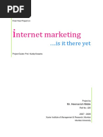 Internet Marketing Project Report