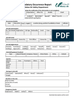 Mandatory Occurrence Report - Occurrence