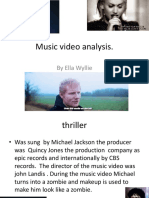 Music Video Analysis.: by Ella Wyllie