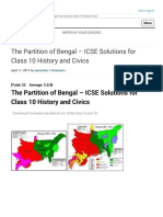 The Partition of Bengal - ICSE Solutions For Class 10 History and Civics - A Plus Topper