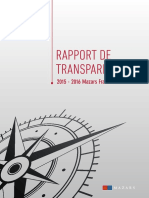 Rapport de Transparence Mazars France 2015-2016